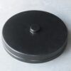 plastic cover round - black DFR 310