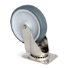Swivel castor without brake diam. 125 mm - stainless steel