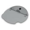 Hinged lid (1/3 StSt - 2/3 Glass) for Soup well