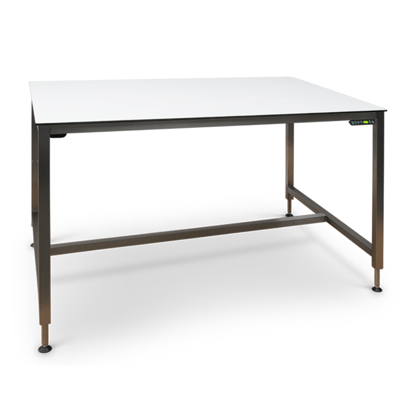 Simple, electrical height-adjustable table